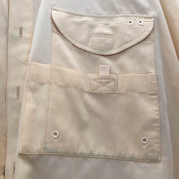 Fishing gear Michael Austin rugged wear long sleeve fishing shirt Size L… - Picture 3 of 8